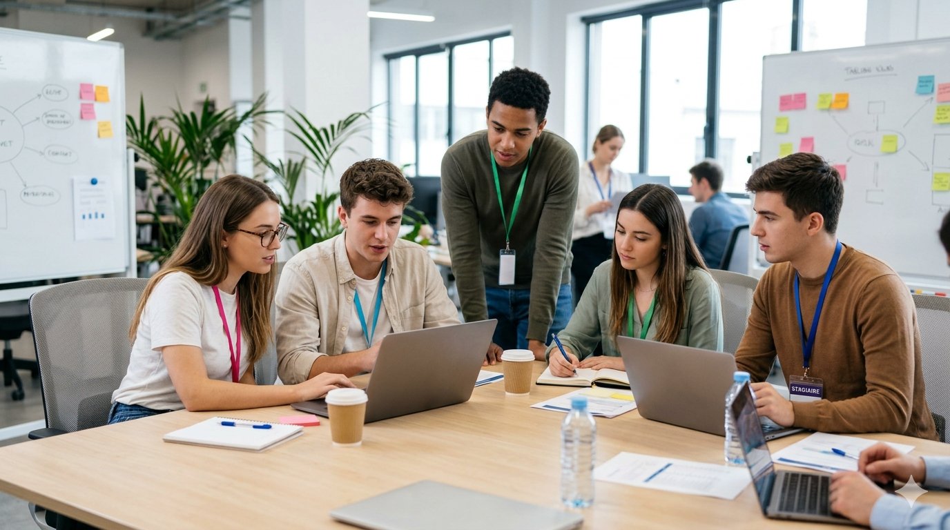 Offre d'emploi : 𝗣𝗟𝗨𝗦𝗜𝗘𝗨𝗥𝗦 𝗦𝗧𝗔𝗚𝗜𝗔𝗜𝗥𝗘𝗦 (𝗛/𝗙)  chez 𝗨𝗡𝗘 𝗘𝗡𝗧𝗥𝗘𝗣𝗥𝗜𝗦𝗘