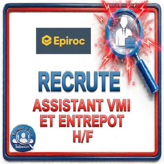 Offre d'emploi : 𝗩𝗠𝗜 & 𝗕𝗢𝗡𝗗𝗘𝗗 𝗪𝗔𝗥𝗘𝗛𝗢𝗨𝗦𝗘 𝗔𝗦𝗦𝗜𝗦𝗧𝗔𝗡𝗧 (𝗛/𝗙) chez 𝗘𝗣𝗜𝗥𝗢𝗖 𝗠𝗔𝗟𝗜